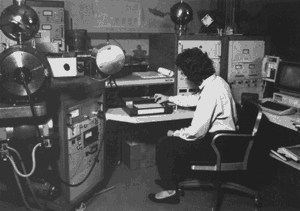 Photograph of technician at work