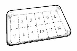 Gridded subsampling pan