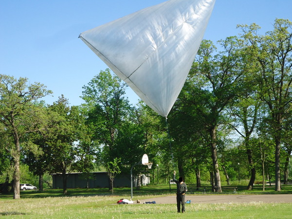 Solar Tetroon Balloon Test